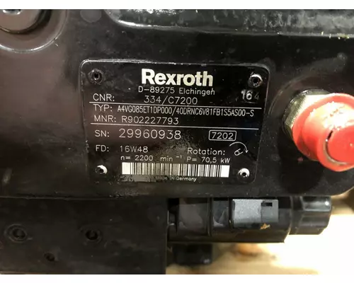 JCB HD110WT Equip Hydraulic Pump