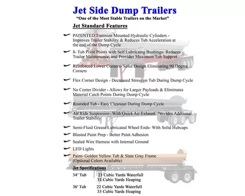 JET SDS453602A35 Trailer