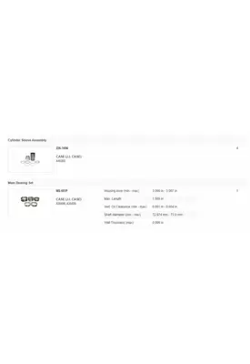 JI CASE G207D Engine Reman Kit