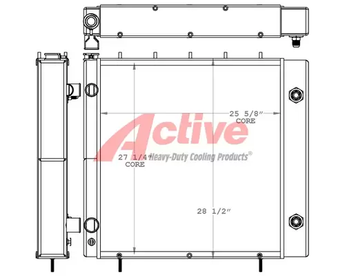 JLG  G10-55A Radiator