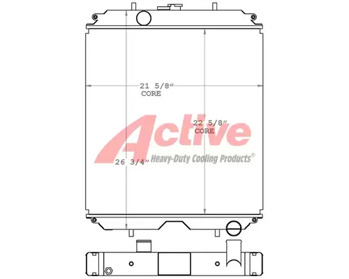 JLG DP70E Radiator