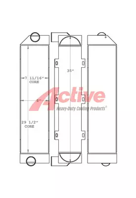 JLG G6-42A Charge Air Cooler (ATAAC)