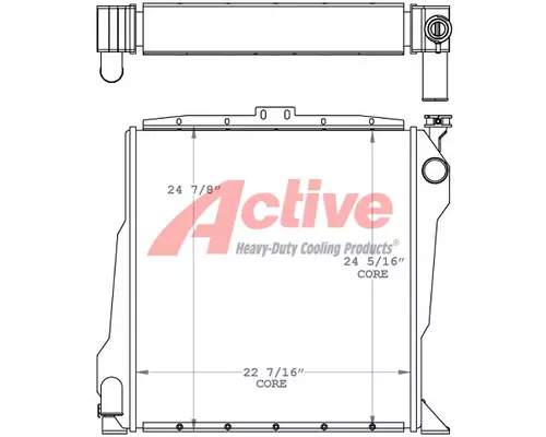 JLG TH83 Radiator