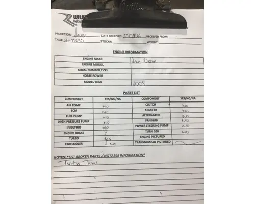 JOHN DEERE 4024TF270 Engine Assembly