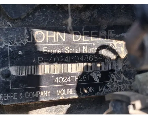 JOHN DEERE 4024TF281 Engine Assembly
