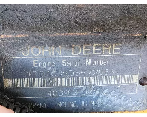 JOHN DEERE 4039DT Engine Assembly