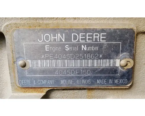 JOHN DEERE 4045DF150 Engine Assembly