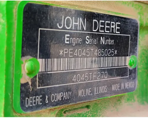 JOHN DEERE 4045TF270B Engine Assembly