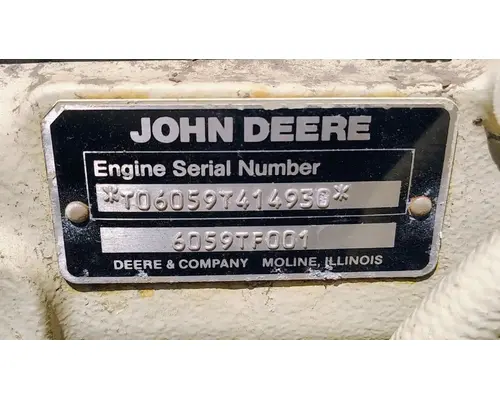 JOHN DEERE 6059TF Engine Assembly