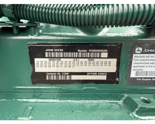 JOHN DEERE 6068HF285 Engine Assembly