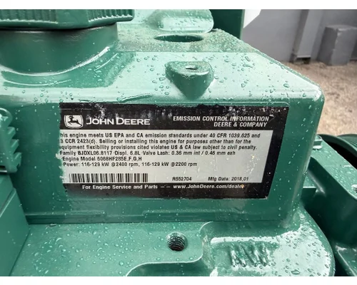 JOHN DEERE 6068HF285 Engine Assembly
