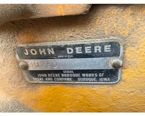 JOHN DEERE UNKNOWN Vehicle For Sale