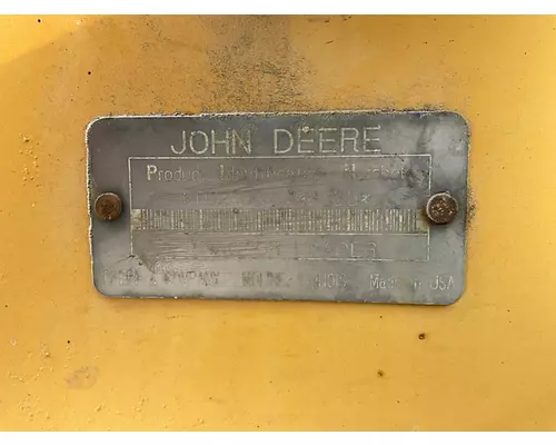 JOHN DEERE UNKNOWN Vehicle For Sale