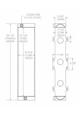 JOHN DEERE  Engine Oil Cooler