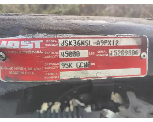 JOST  AIR SLIDE FIFTH WHEEL