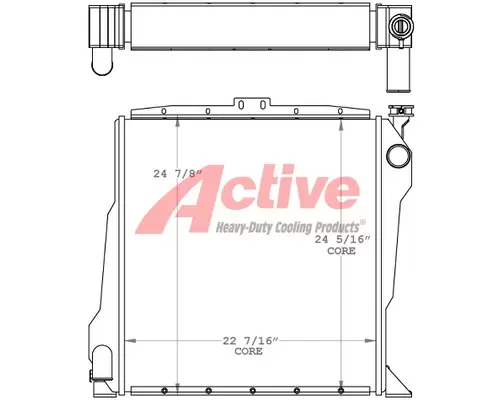 Radiator JLG TH83 Active Radiator