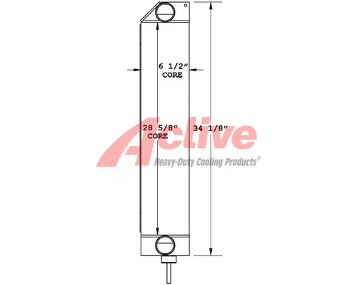 Charge Air Cooler (ATAAC) JLG TL1055C Active Radiator