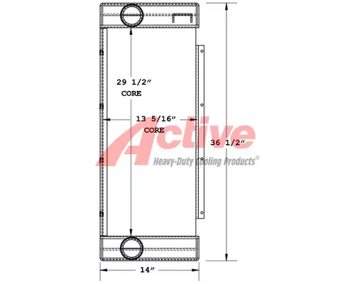 Charge Air Cooler (ATAAC) John Deere  Active Radiator