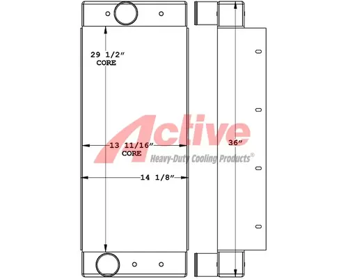 Charge Air Cooler (ATAAC) John Deere  Active Radiator