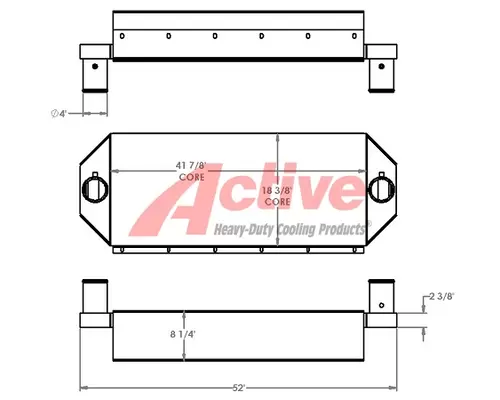 Charge Air Cooler (ATAAC) John Deere  Active Radiator