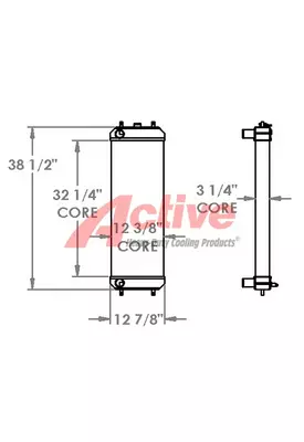 John Deere 135 Excavator Radiator