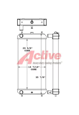 John Deere 135G Radiator