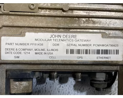 John Deere 180G Equip Control Module