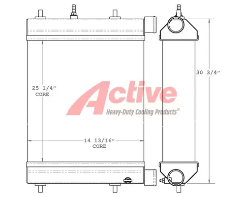 Radiator John Deere 318E Active Radiator