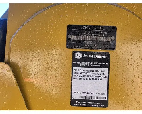 John Deere 333E Equipment (Whole Vehicle)