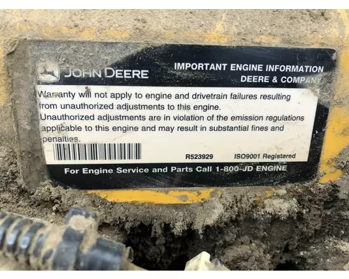 John Deere 4024 Engine Assembly