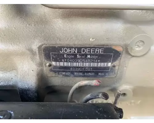 John Deere 4039 Engine Assembly