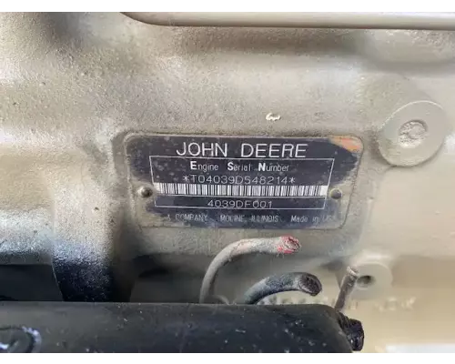 John Deere 4039 Engine Assembly