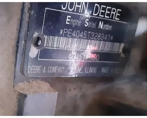 John Deere 4045TF150 Engine Assembly