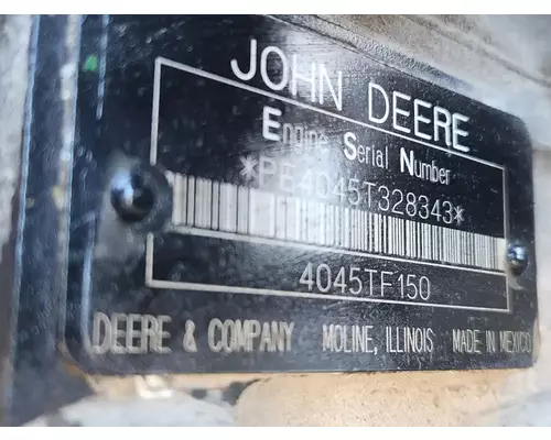 John Deere 4045TF150 Engine Assembly