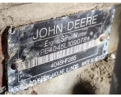 John Deere 4045 Engine Assembly