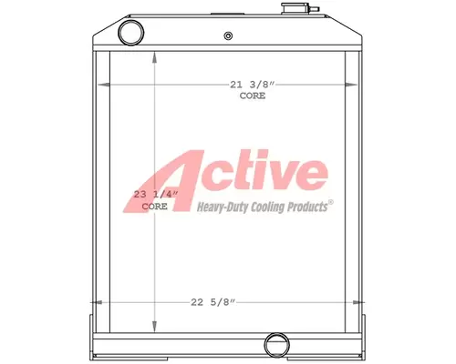 Radiator John Deere 410B Active Radiator