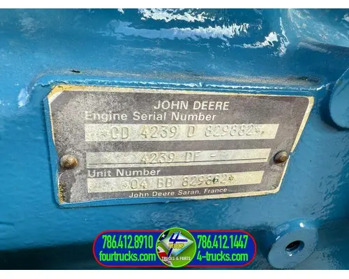 John Deere 4239 Engine Assembly