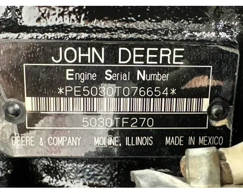 John Deere 5030TF270 Engine Assembly