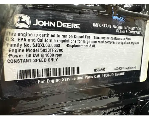John Deere 5030TF270 Engine Assembly