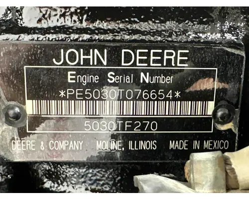 John Deere 5030TF270 Engine Assembly