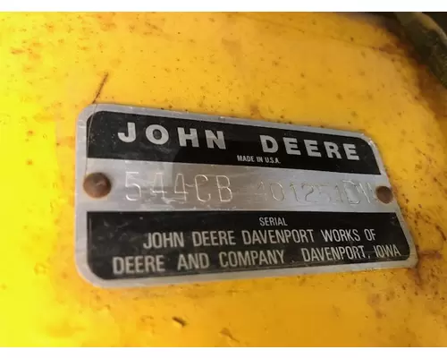 John Deere 544C Equipment (Whole Vehicle)