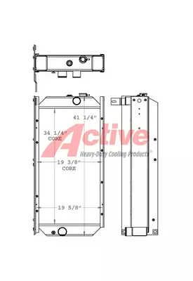 John Deere 544H Radiator