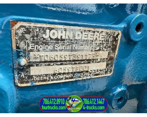 John Deere 6059T Engine Assembly