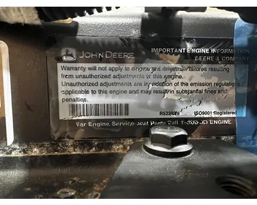 John Deere 6068HF285 Engine Assembly