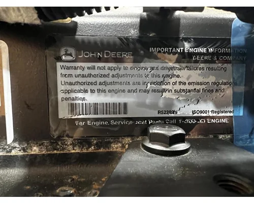 John Deere 6068HF285 Engine Assembly