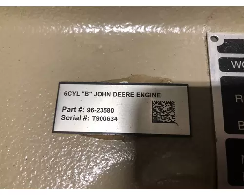 John Deere 6068TF Engine Assembly