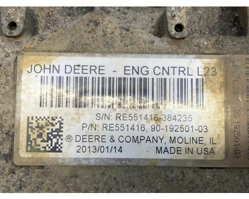 John Deere 6068T Engine Control Module (ECM)