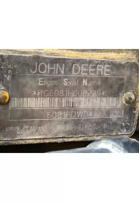 John Deere 6081 Engine Assembly