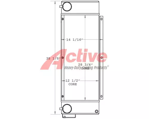 Charge Air Cooler (ATAAC) John Deere 6090 Active Radiator