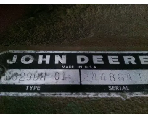 John Deere 6329DH Engine Assembly